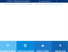 Tablet Screenshot of centroquirurgicosanrafael.com.mx